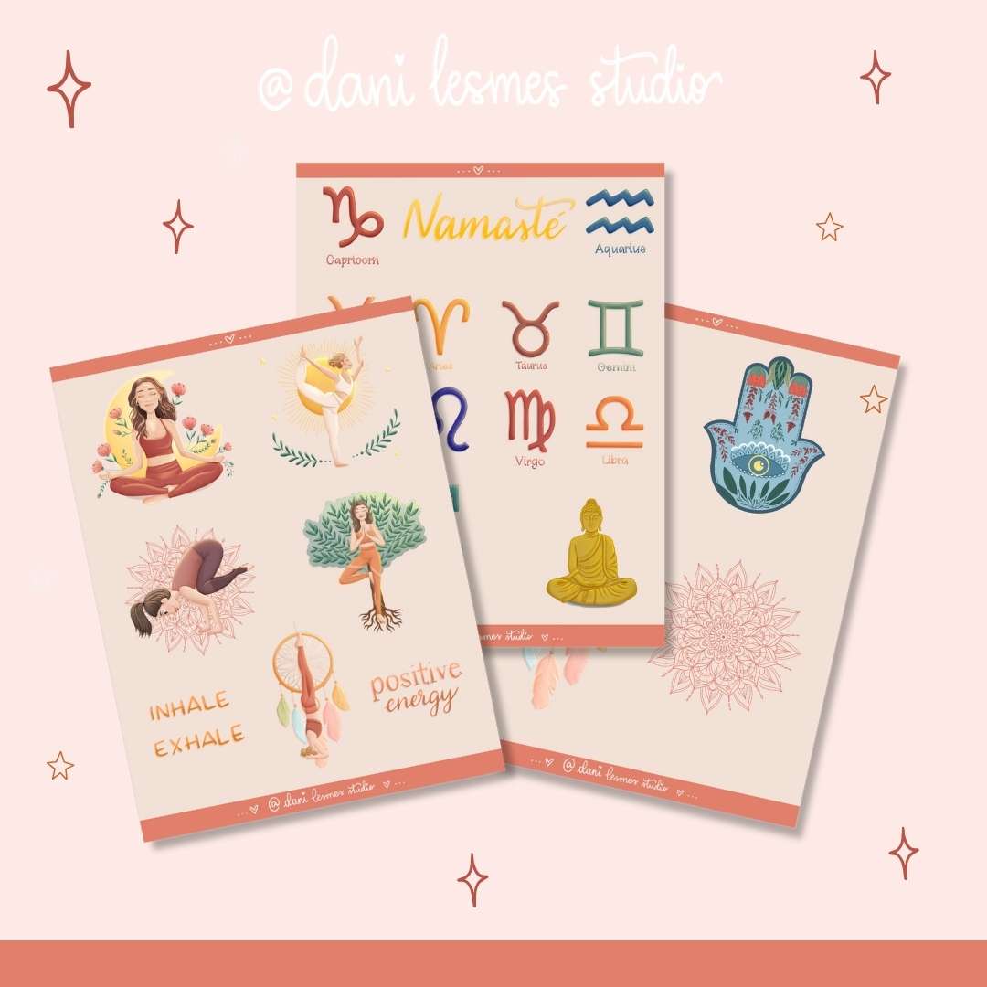 🧘🏻♀️ Yoga Zen Digital Stickers