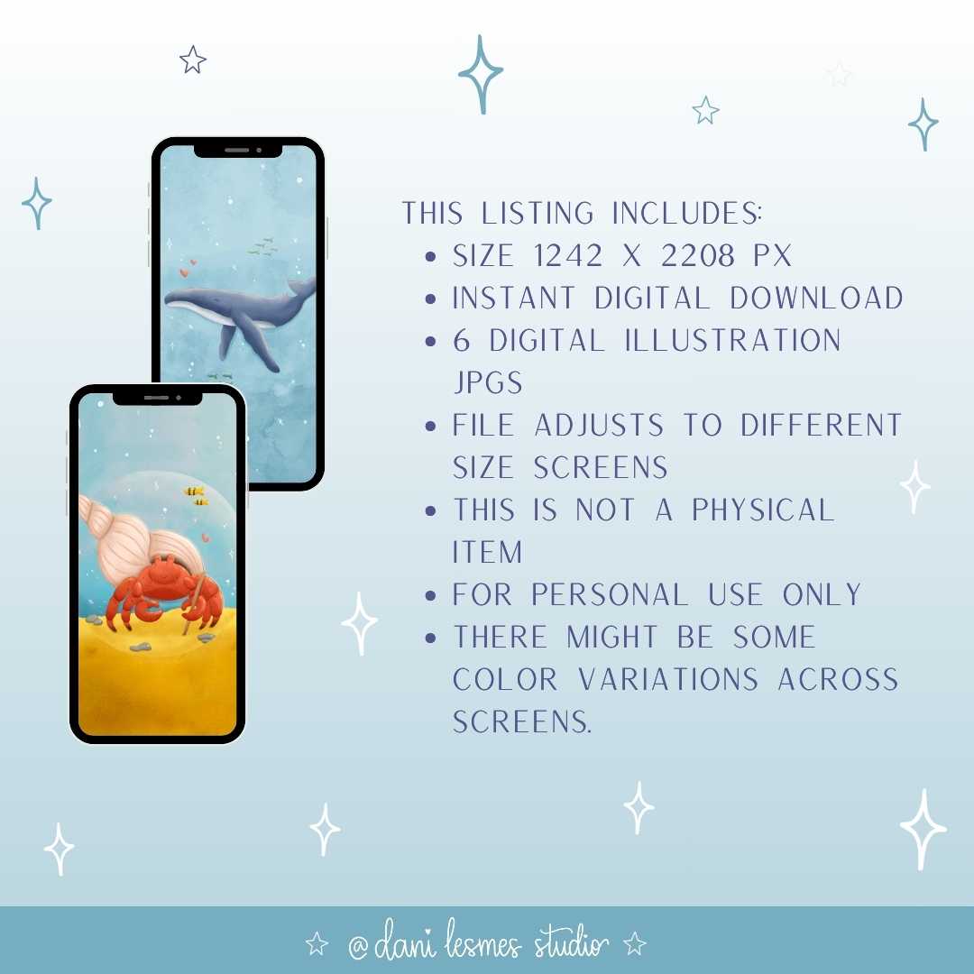 💙 Sea Love Phone Wallpapers Bundle