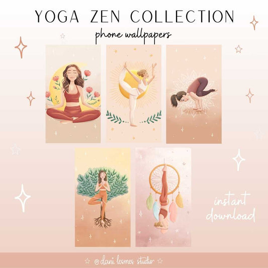 🧡 Yoga Zen Phone Wallpapers Bundle