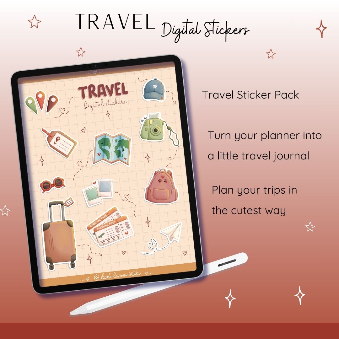 ✈️ Travel Digital Stickers