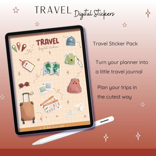✈️ Travel Digital Stickers