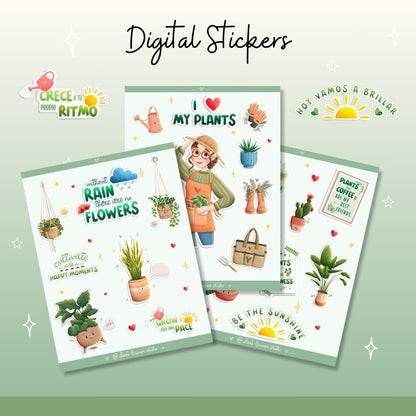 🪴 My Little Plants Stickers Collection