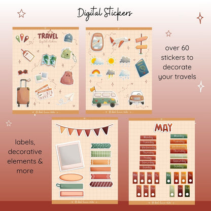 ✈️ Travel Digital Stickers