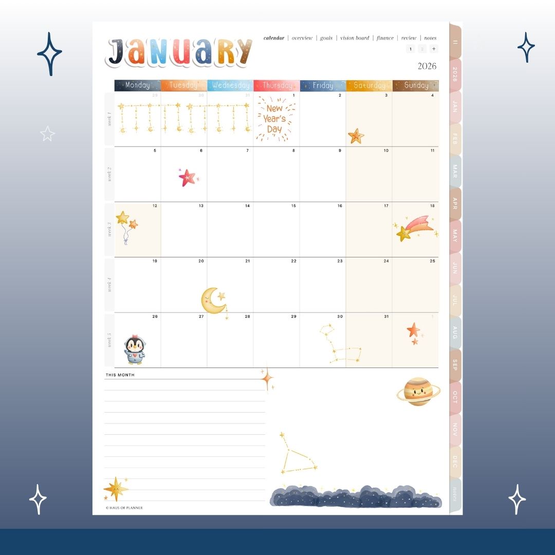 🚀 Space Adventures Digital Stickers