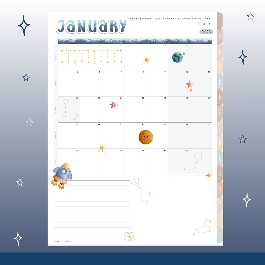 🚀 Space Adventures Digital Stickers