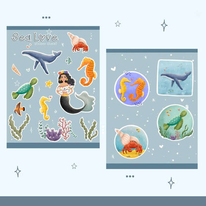 🪸 Sea Love Digital Stickers