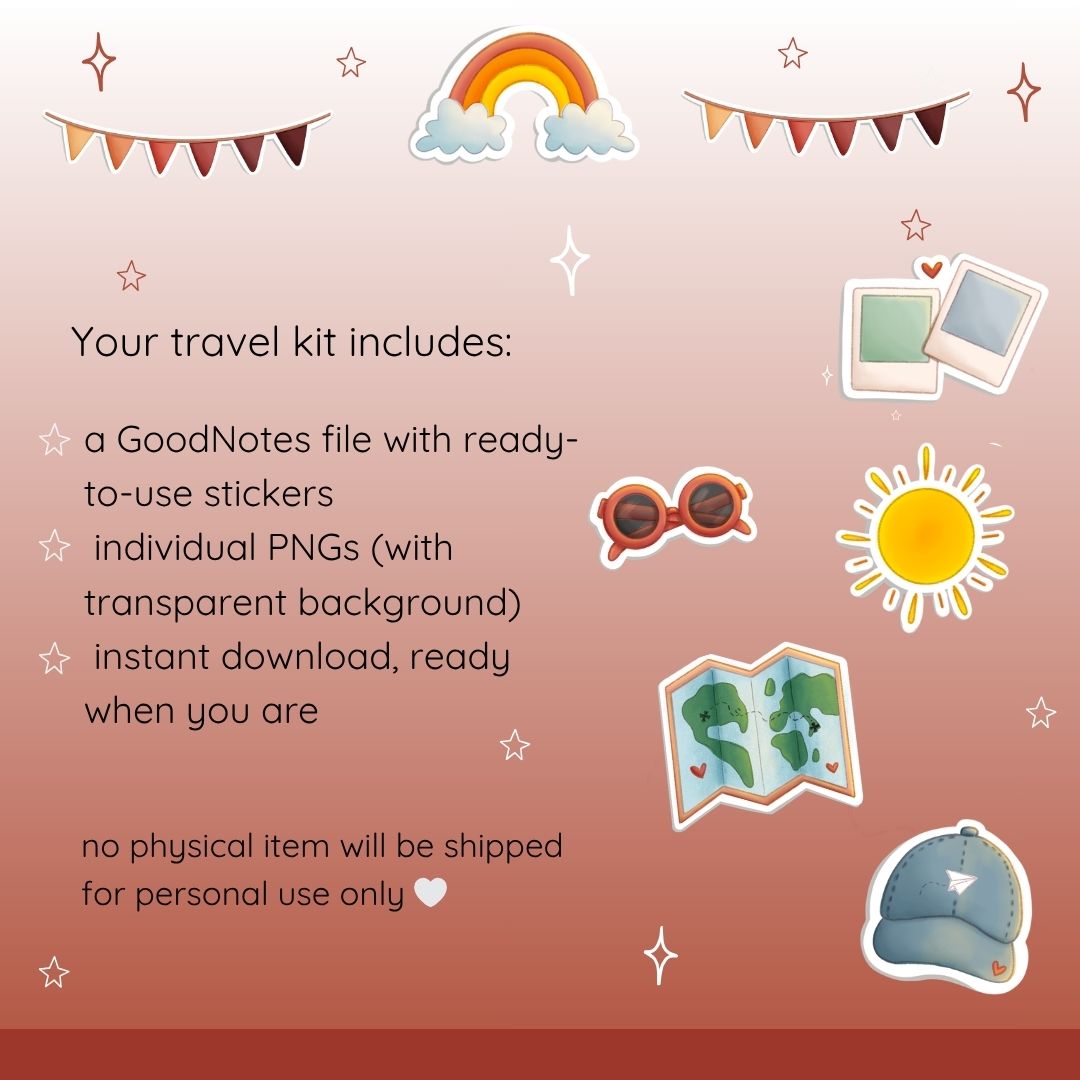 ✈️ Travel Digital Stickers
