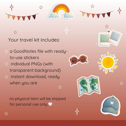 ✈️ Travel Digital Stickers