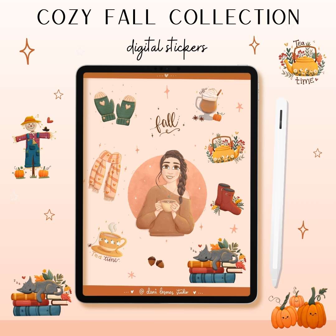 🍁 Fall Collection Digital Stickers