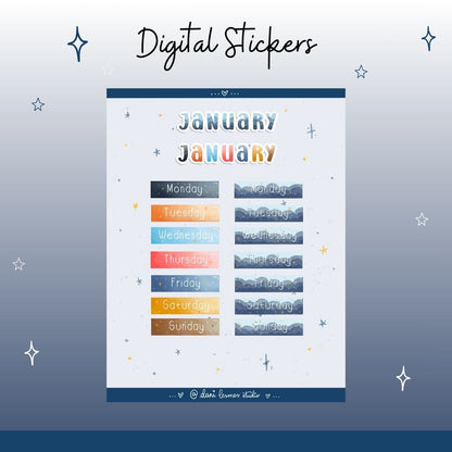 ✨ January Planning Pack: Space Adventures Edition 🚀